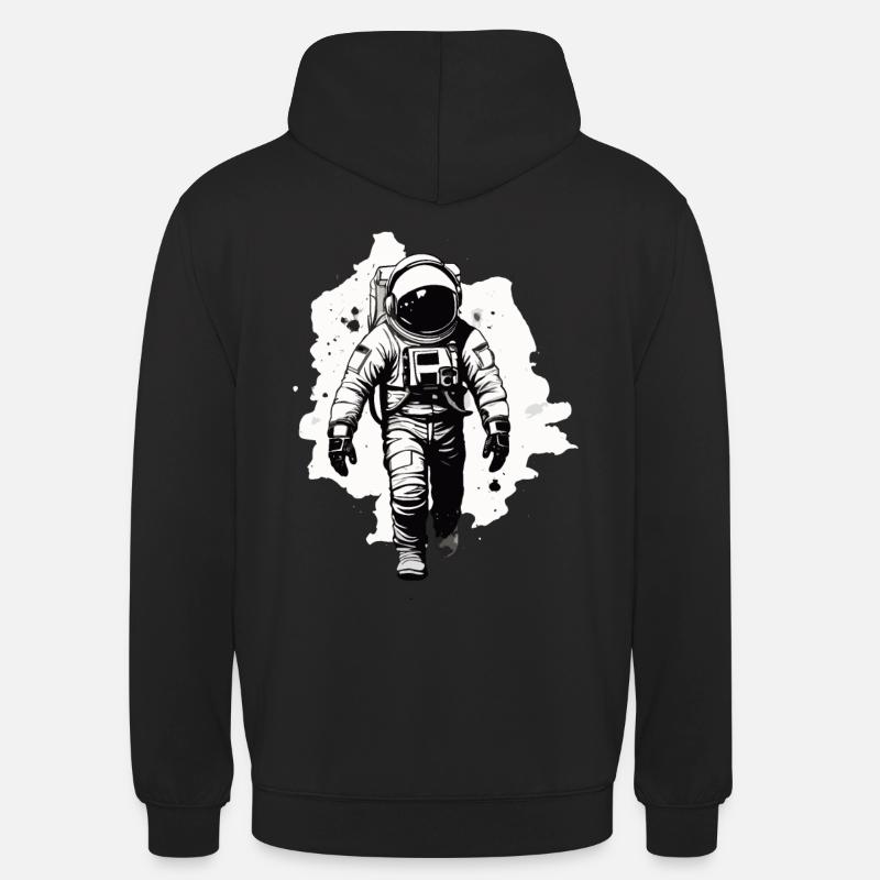Astronaute - Sweat-shirt à capuche unisexe - noir