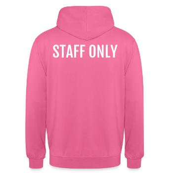 T Shirt Design 6 - Unisex Hoodie - Pink - Hinten - Michal (187cm)