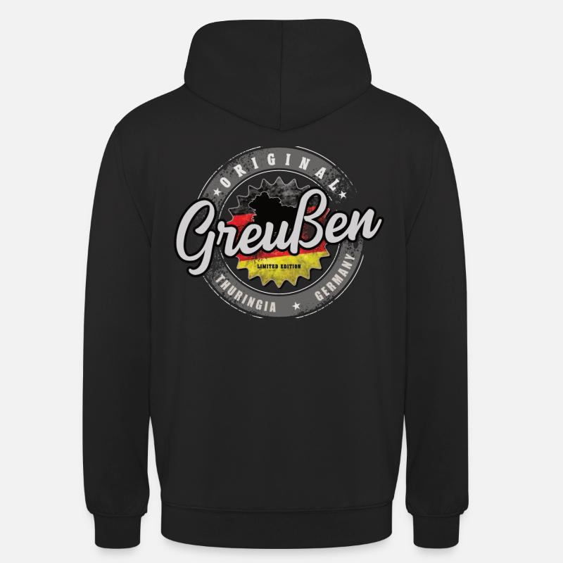 Original Germany Thüringen Greußen - Unisex Hoodie - Schwarz