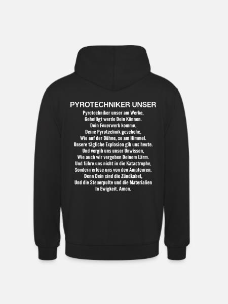 Pyrotechniker Feuerwerk Pyrotechnik Pyrotechnician - Unisex Hoodie - Schwarz