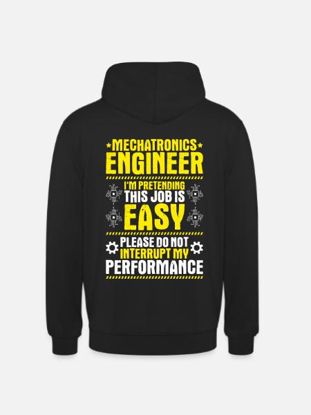 Mechatroniker Mechatronik Mechatronics Engineer - Unisex Hoodie - black