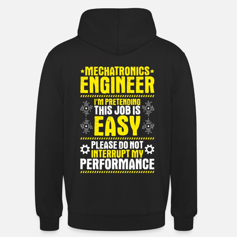 Mechatroniker Mechatronik Mechatronics Engineer - Unisex Hoodie - black