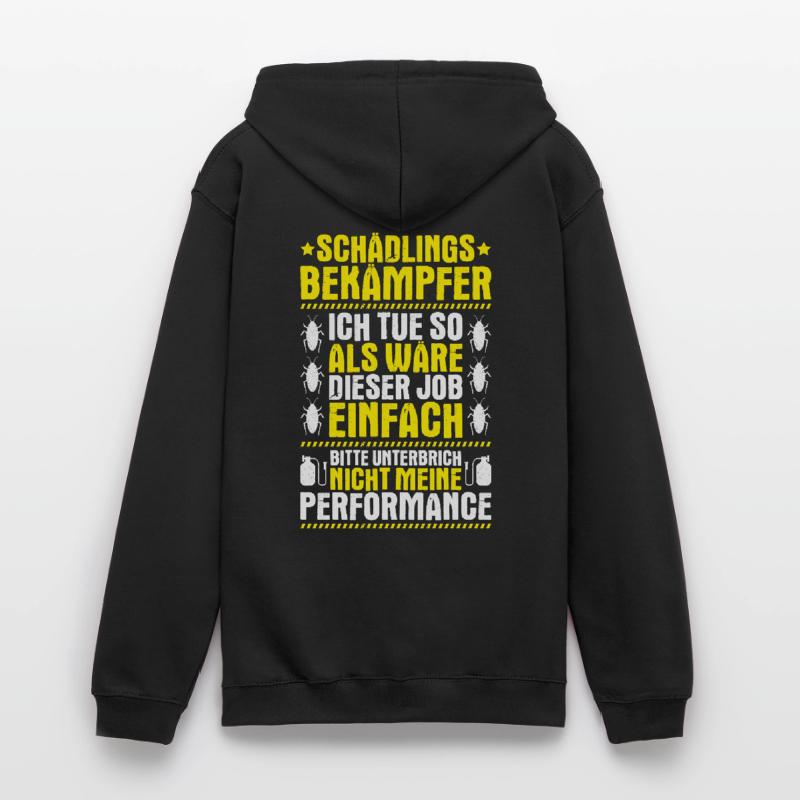 Schädlingsbekämpfer Kammerjäger Exterminator Unisex Hoodie