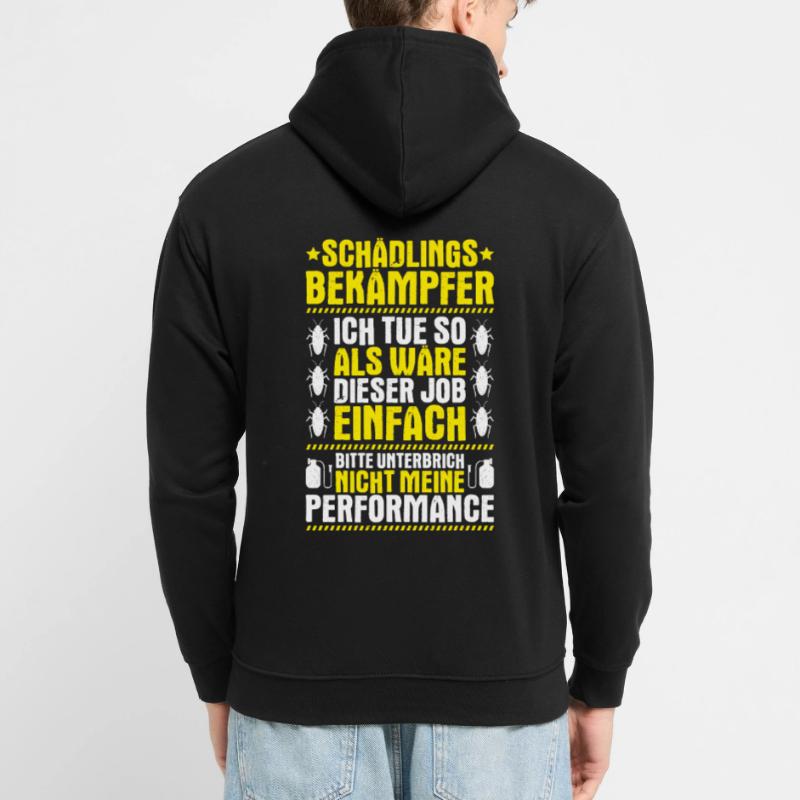 Schädlingsbekämpfer Kammerjäger Exterminator Unisex Hoodie