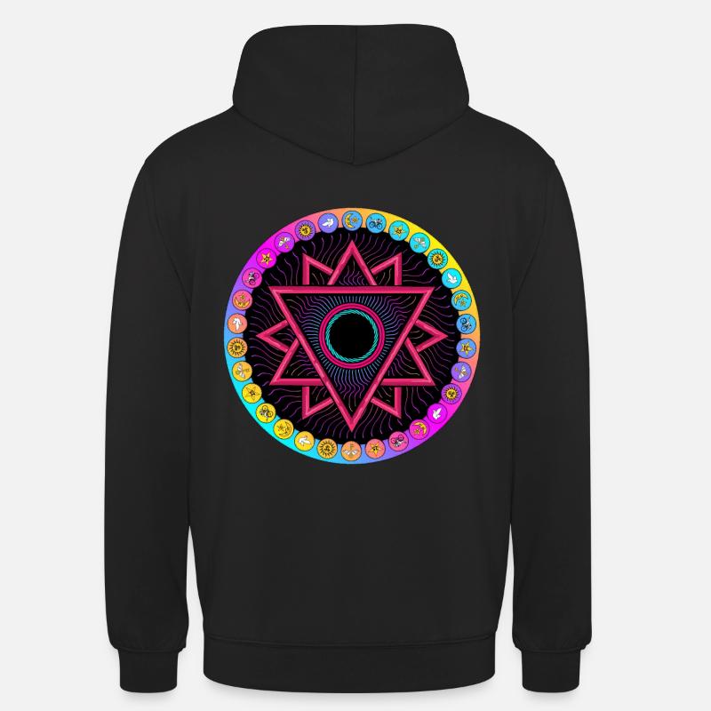 LSD Roue de l'Acide - Sweat-shirt à capuche unisexe - noir