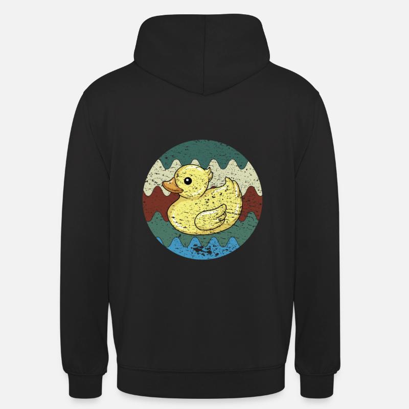 Bath Duck Retro - Unisex Hoodie - black