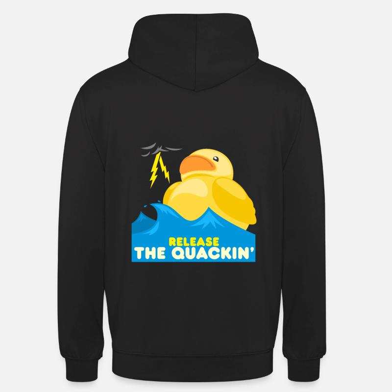 Canard canard de bain - Sweat-shirt à capuche unisexe - noir