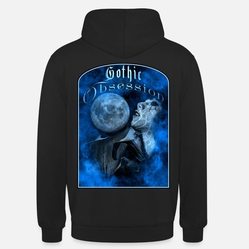 Gothic Obsession Vampir - Unisex Hoodie - Schwarz