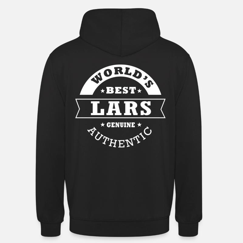 Lars, lars - Sweat-shirt à capuche unisexe - noir