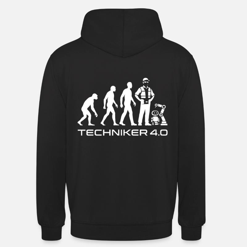 Techniker 4.0 Evolution - Unisex Hoodie - Schwarz