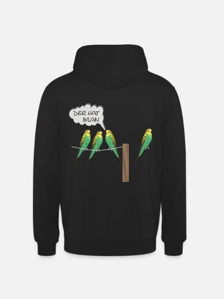 lustiges wlan - Unisex Hoodie - Schwarz