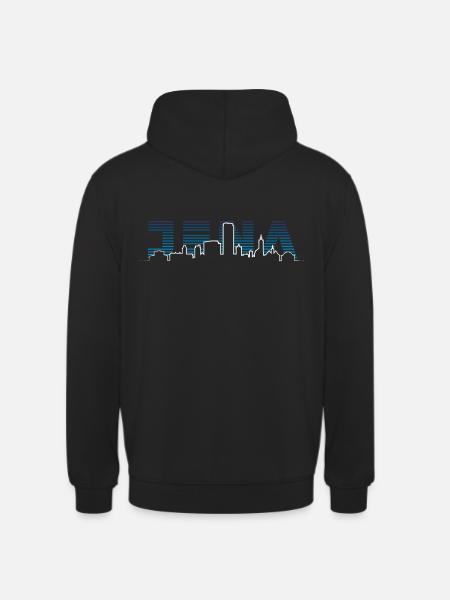 Jena Silhouette Skyline - Unisex Hoodie - black