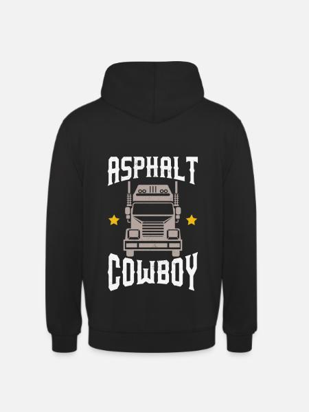 Asphalt Cowboy Shirt - Unisex Hoodie - black
