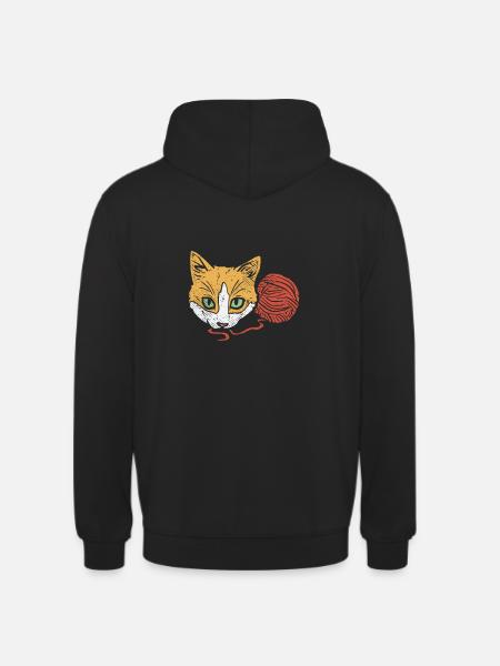 Cats And Yarn - Unisex Hoodie - black
