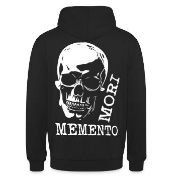 Memento Mori - Sweat-shirt à capuche unisexe - noir - Dos - Michal (187cm)