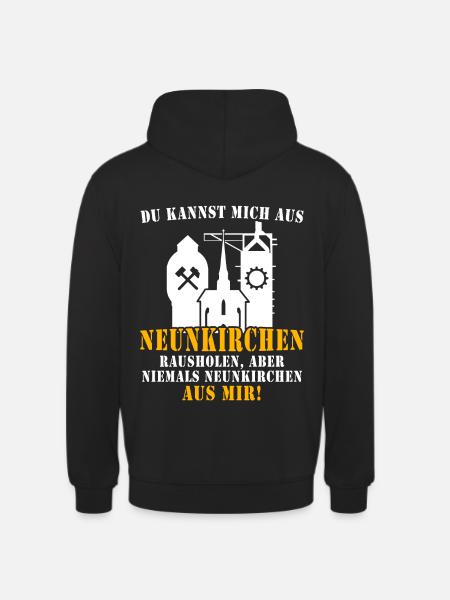 66538 Neunkirchen Saar Saarland Stadt - Unisex Hoodie - Schwarz