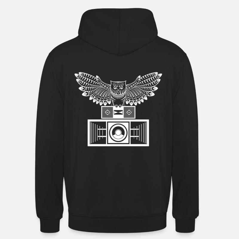 Système de hibou tekno 23 - Sweat-shirt à capuche unisexe - noir
