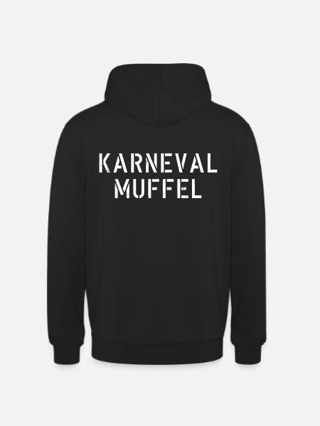 Karneval Muffel - Faschings Muffel - Unisex Hoodie - Schwarz