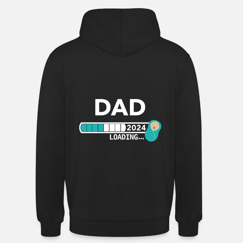 DAD 2024 loading... - Unisex Hoodie - Schwarz