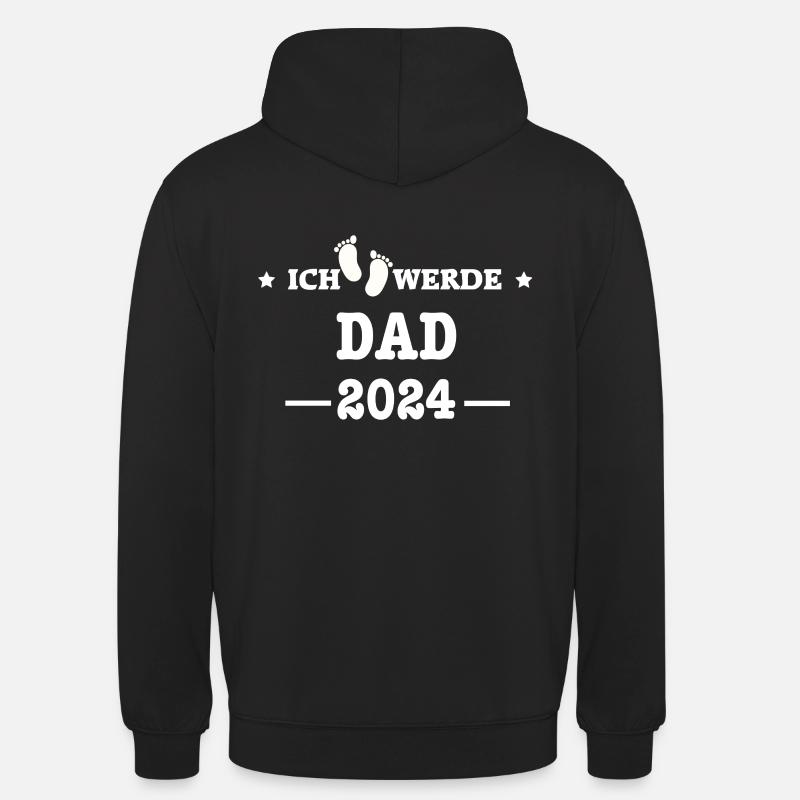 DAD 2024 loading... - Unisex Hoodie - Schwarz