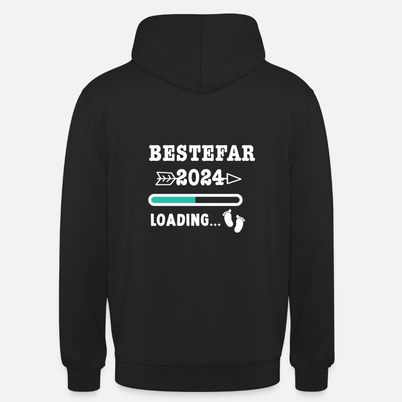 Bestefar 2024 - Sweat-shirt à capuche unisexe - noir