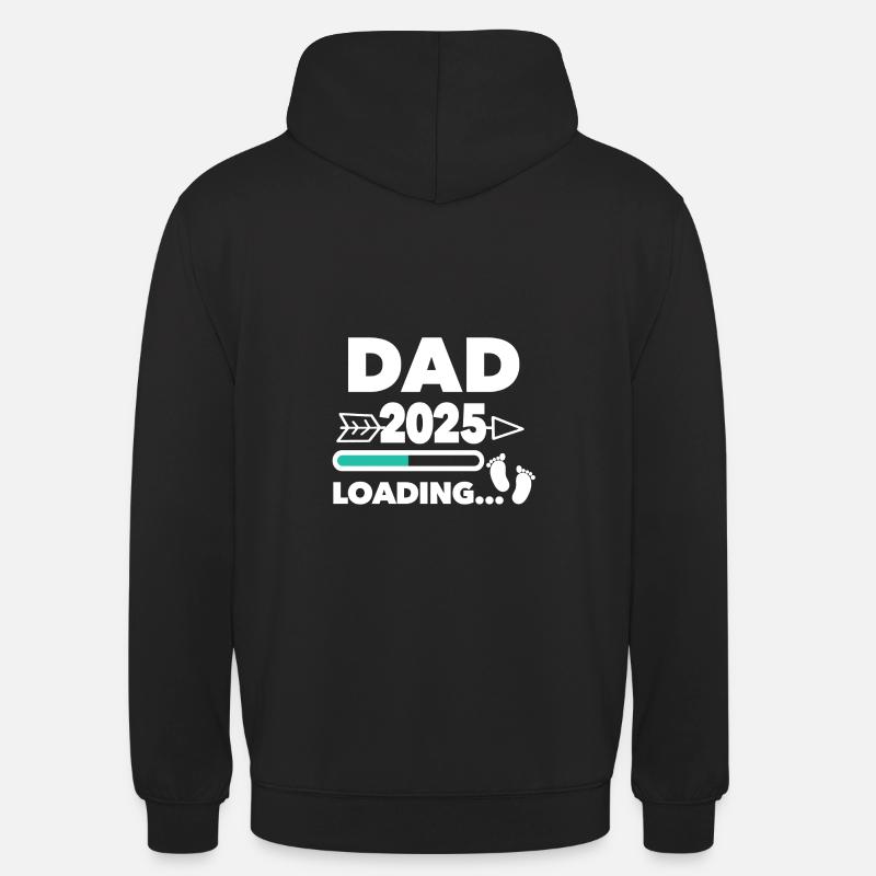 Dad 2025 loading... - Unisex Hoodie - black