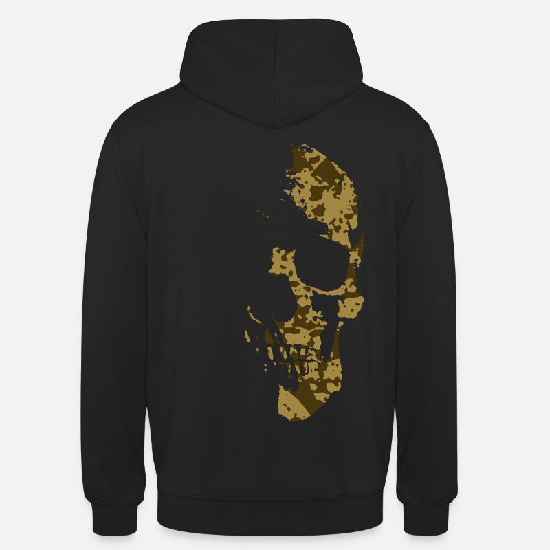 Crâne - Sweat-shirt à capuche unisexe - noir