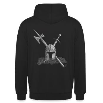 armurerie - Sweat-shirt à capuche unisexe - noir - Dos - Michal (187cm)