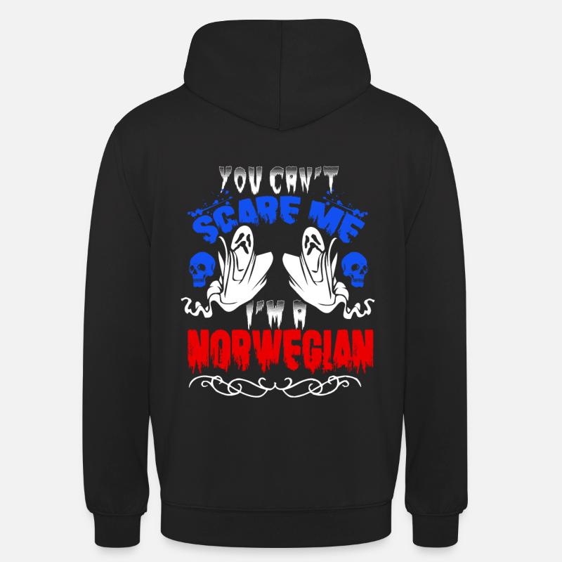 Peur norvégienne - Sweat-shirt à capuche unisexe - noir