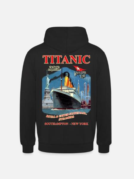 TITANIC SPIRIT skabelse Louis RUNEMBERG © Adagp - Hættetrøje unisex - sort