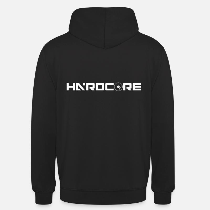 hard-core6 - Sweat-shirt à capuche unisexe - noir