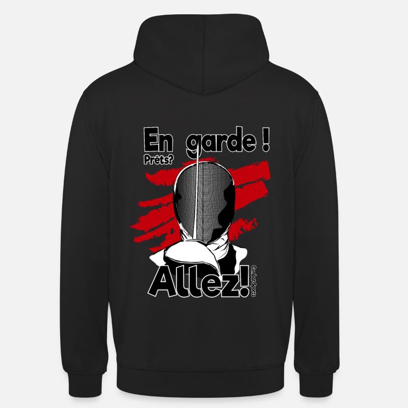 Fäktning - Fäktning En garde! Prets? Allez! - Luvtröja unisex - svart