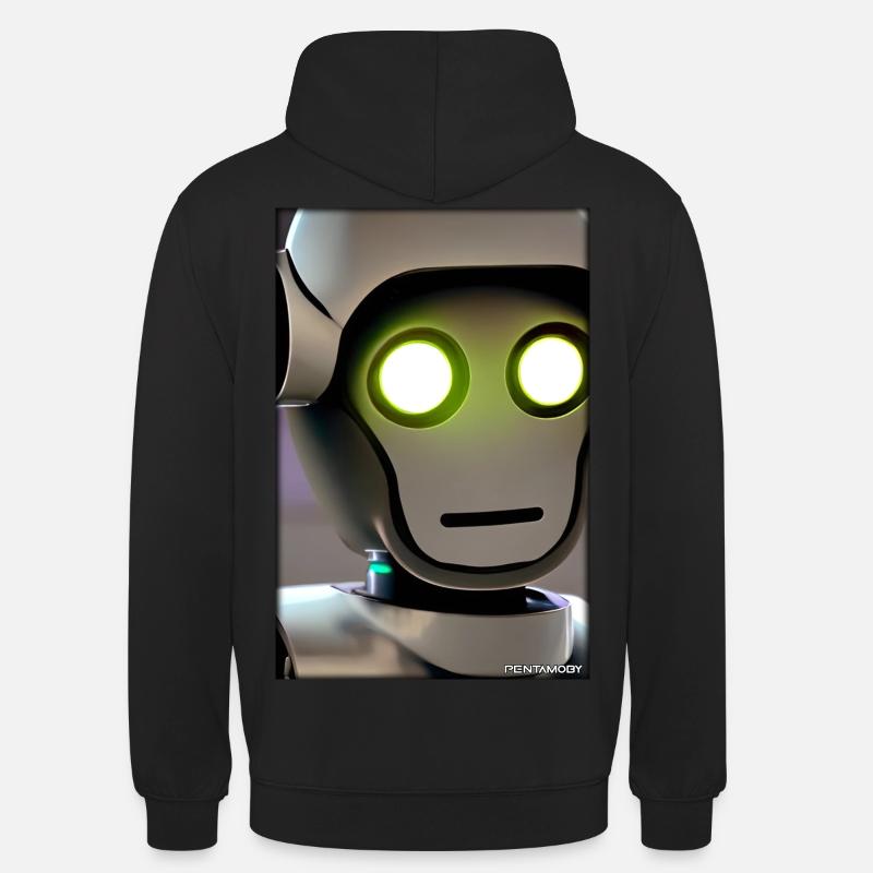 Robot Future Technology Science Android - Unisex Hoodie - black