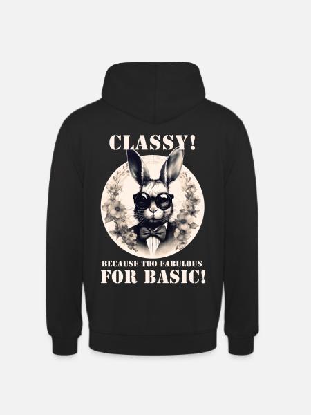 Cool Bunny - Unisex Hoodie - black