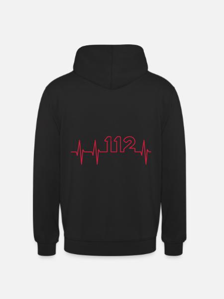 ECG and 112 - Unisex Hoodie - black