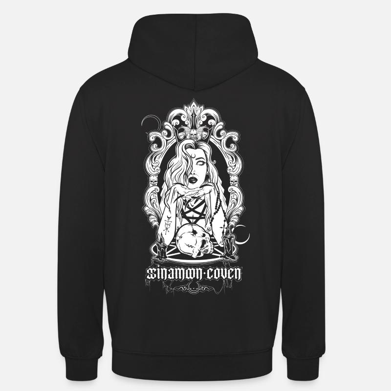 Fille miroir - Sweat-shirt à capuche unisexe - noir