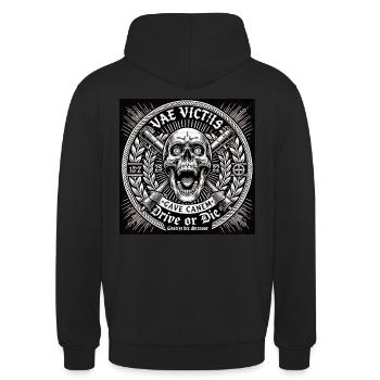 GdS - Vae-Victis - Sweat-shirt à capuche unisexe - noir - Dos - Michal (187cm)