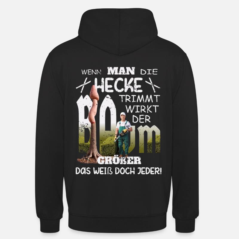 Grand Arbre À Pénis - Sweat-shirt à capuche unisexe - noir