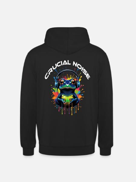 CRUCIAL NOISE FROG - Unisex Hoodie - black