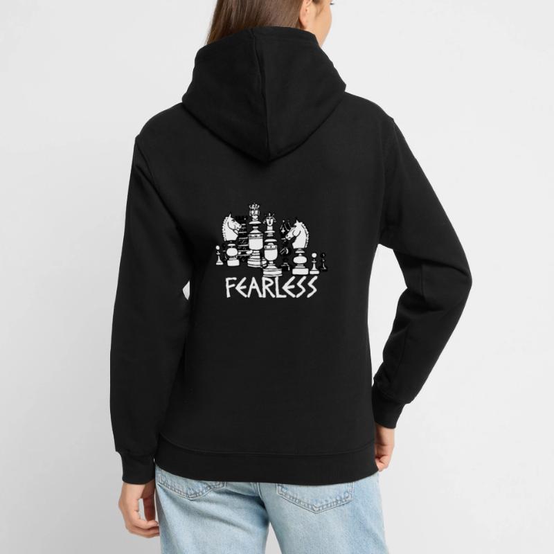 Fearless Chess Schach Geschenk Chess Gift Idea Unisex Hoodie