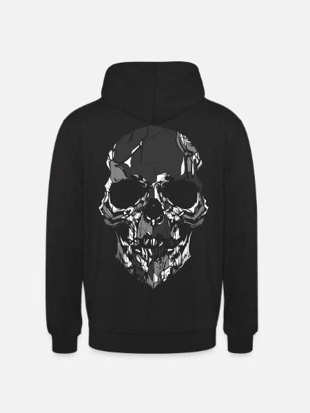 Totenkopf - Unisex Hoodie - Schwarz