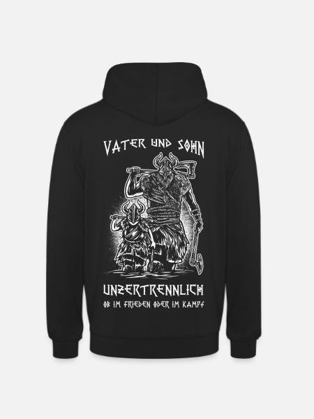 Vater & Sohn - Unisex Hoodie - Schwarz