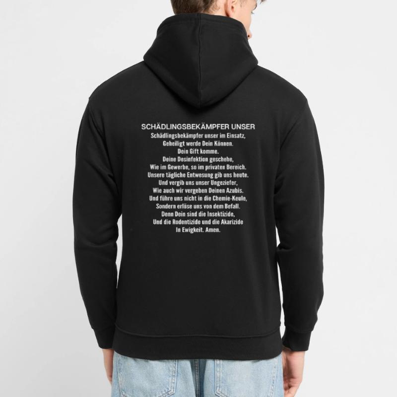 Schädlingsbekämpfer Kammerjäger Exterminator Unisex Hoodie
