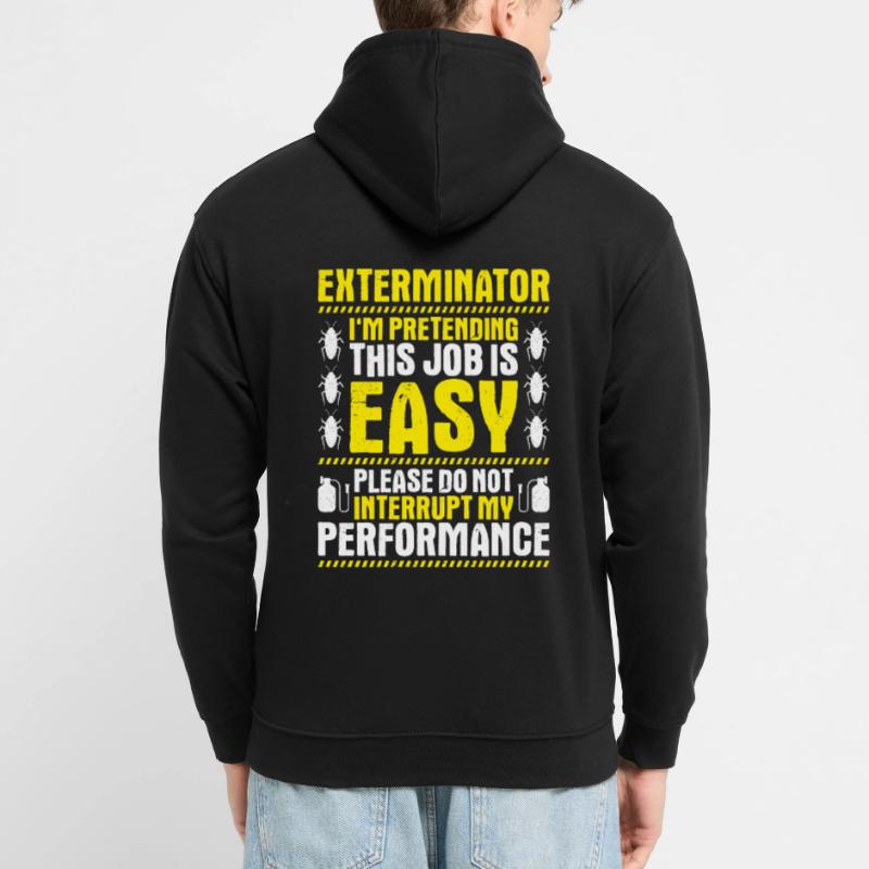 Schädlingsbekämpfer Kammerjäger Exterminator Unisex Hoodie