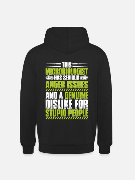 Microbiology Microbiologist Biology Biologist - Unisex Hoodie - black