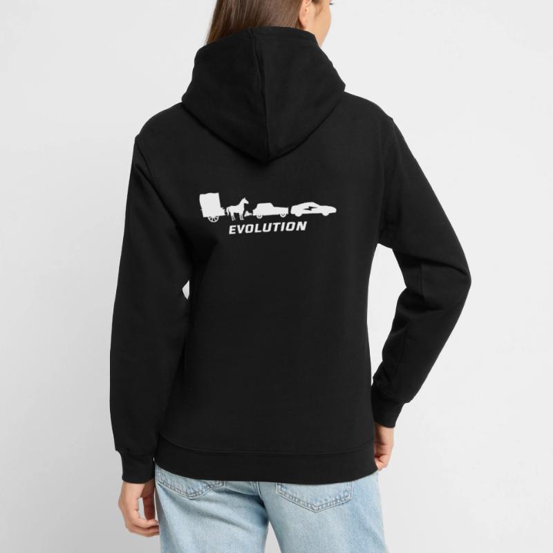 Evolution Gift Electric Car Development Unisex Hoodie
