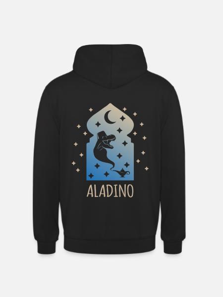 AlaDino (Dinosaur Miracle Lamp Edition) - Unisex Hoodie - black