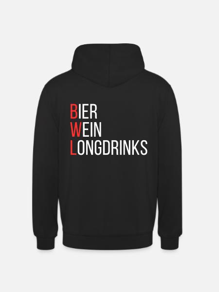 Ich studiere BWL - Unisex Hoodie - Schwarz