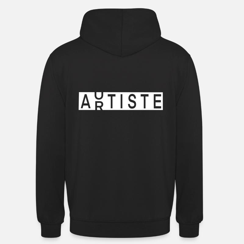 Artiste / Autiste - Sweat-shirt à capuche unisexe - noir