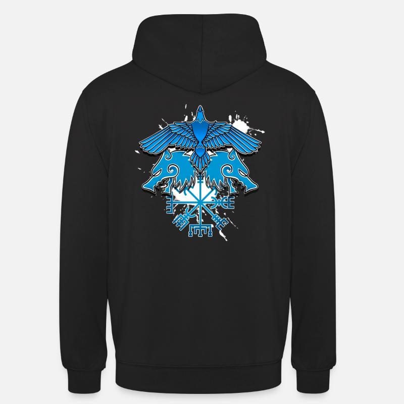 Gott Odin Wikinger - Unisex Hoodie - Schwarz